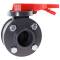 U-PVC butterfly valve incl. fixed flange and stub set 63mm 2"
