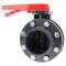 U-PVC butterfly valve incl. fixed flange and stub set 160mm - 6"