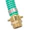 Suction hose set with threaded coupling