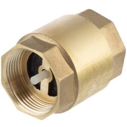 Brass check valve type &quot;York&quot; with plastic lock, female thread