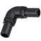 PP elbow 90° with hose tails