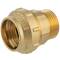 Brass adapter compression fitting x male thread DVGW 63mm x 2"