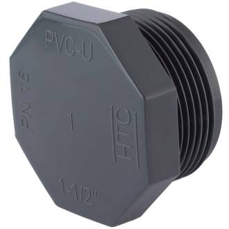 U-PVC male threaded end cap