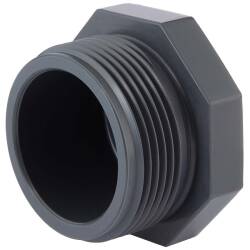 U-PVC male threaded end cap