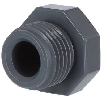 U-PVC male threaded end cap 1/2"