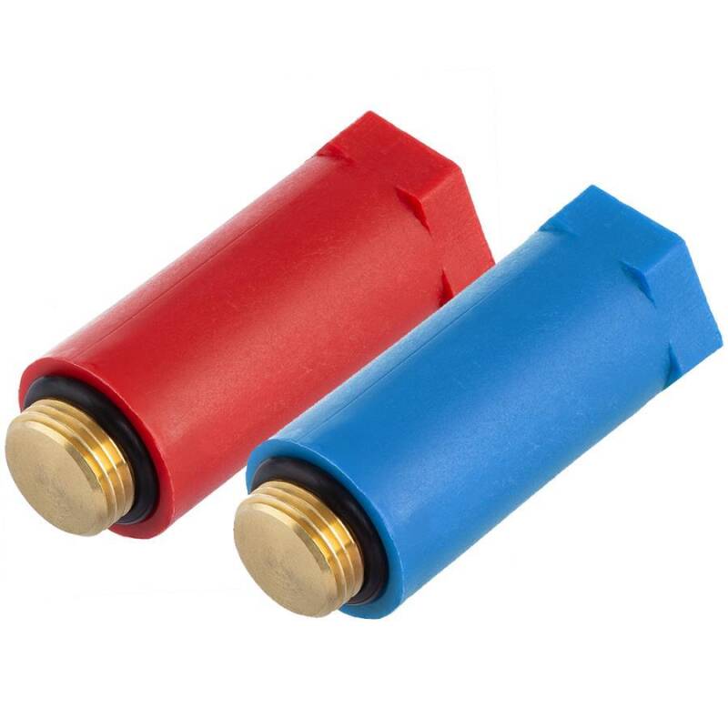 1/2 threaded cap for system test, plastic material