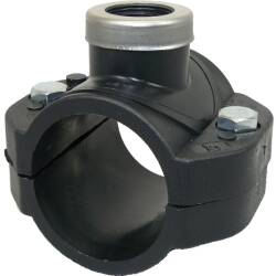 PP Anbohrschelle, Innengewinde verst&auml;rkt 75mm x 2&quot;