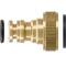 Brass spigot outlet Quick-Click with female thread