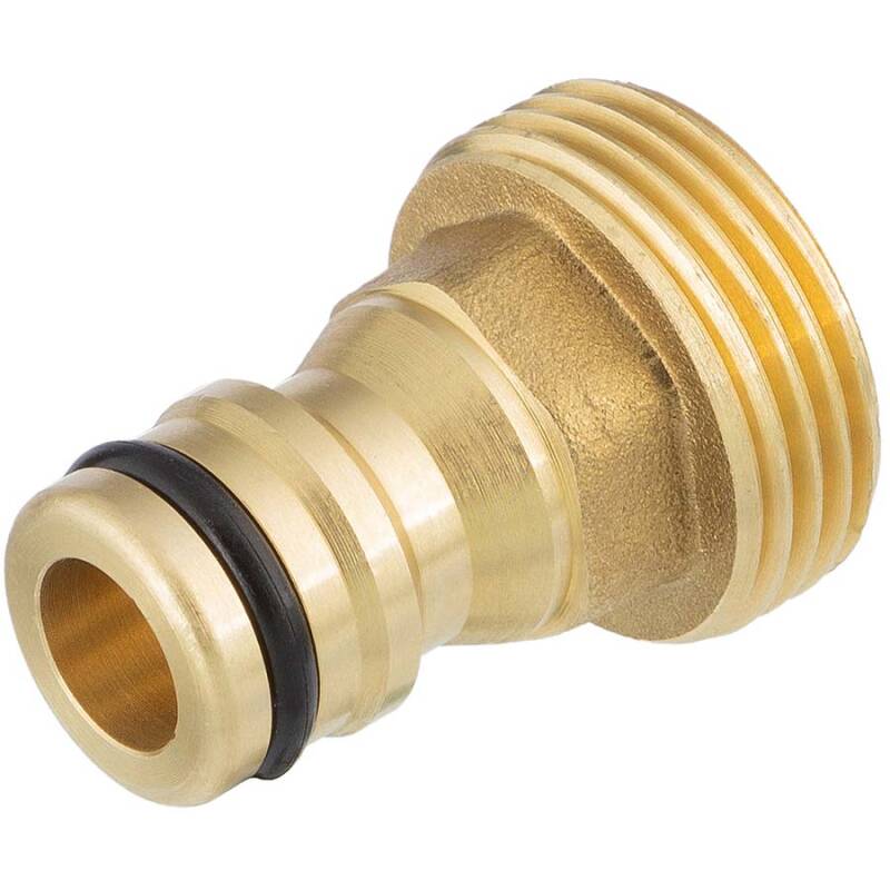 Brass spigot outlet Quick-Click with male thread