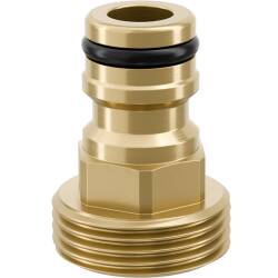 Brass spigot outlet Quick-Click with male thread
