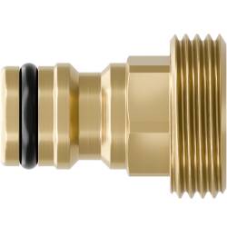 Brass spigot outlet Quick-Click with male thread