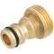 Brass spigot outlet Quick-Click with male thread