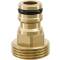 Brass spigot outlet Quick-Click with male thread