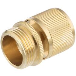 Brass Quick-Click coupling with male thread