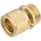 Brass Quick-Click coupling with male thread 3/4"