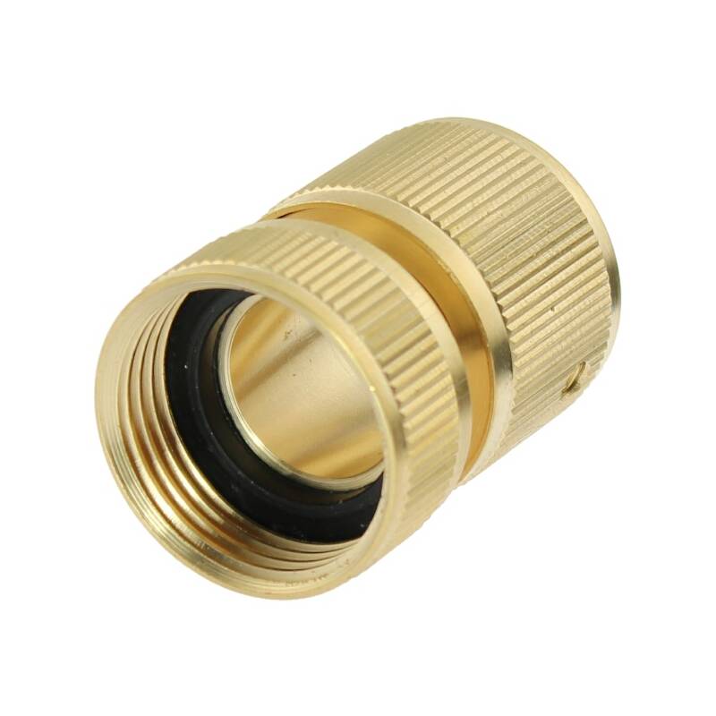 Brass Quick-Click coupling with female thread