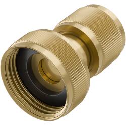 Brass Quick-Click coupling with female thread