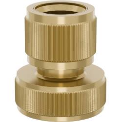 Brass Quick-Click coupling with female thread