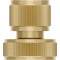 Brass Quick-Click coupling with female thread
