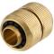 Brass Quick-Click coupling with hose joint