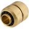 Brass Quick-Click coupling with hose joint 12-15mm