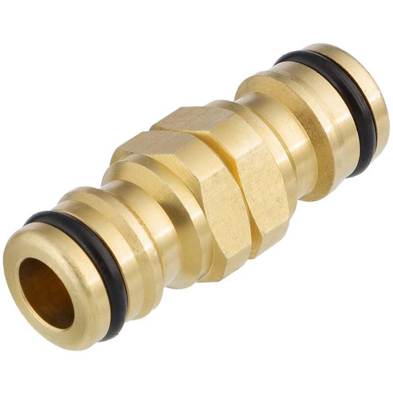 Brass 2-way Quick-Click connector