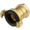 Brass quick bayonet coupling 360° with female thread