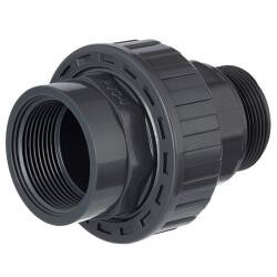 U-PVC female/male threaded union