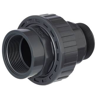 PVC-U Verschraubung Innengewinde x Aussengewinde 1" x 1", Stück