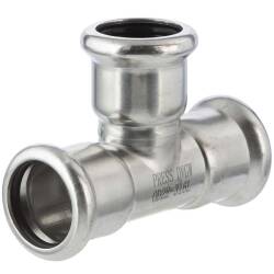 Tee a pressare, acciaio inox 316, &quot;Profilo M&quot;