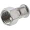 A4 ss press fitting socket with female thread, M-profile 22mm x 1/2"