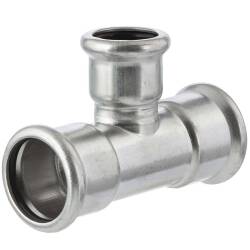 Tee ridotto a pressare, acciaio inox 316, &quot;Profilo M&quot;