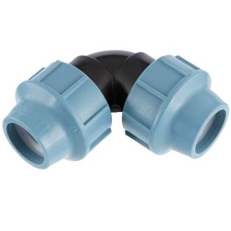 Elbow 90° compression fitting, DVGW