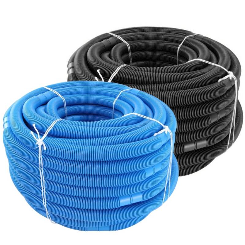 Pool hoses blue | Solar hoses black