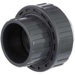 PVC-U Verschraubung Klebemuffe x V4A Innengewinde