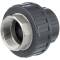 PVC-U Verschraubung Klebemuffe x V4A Innengewinde