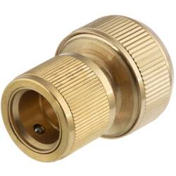 Brass Quick-Click coupling without Aquastop