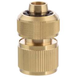 Brass Quick-Click coupling without Aquastop