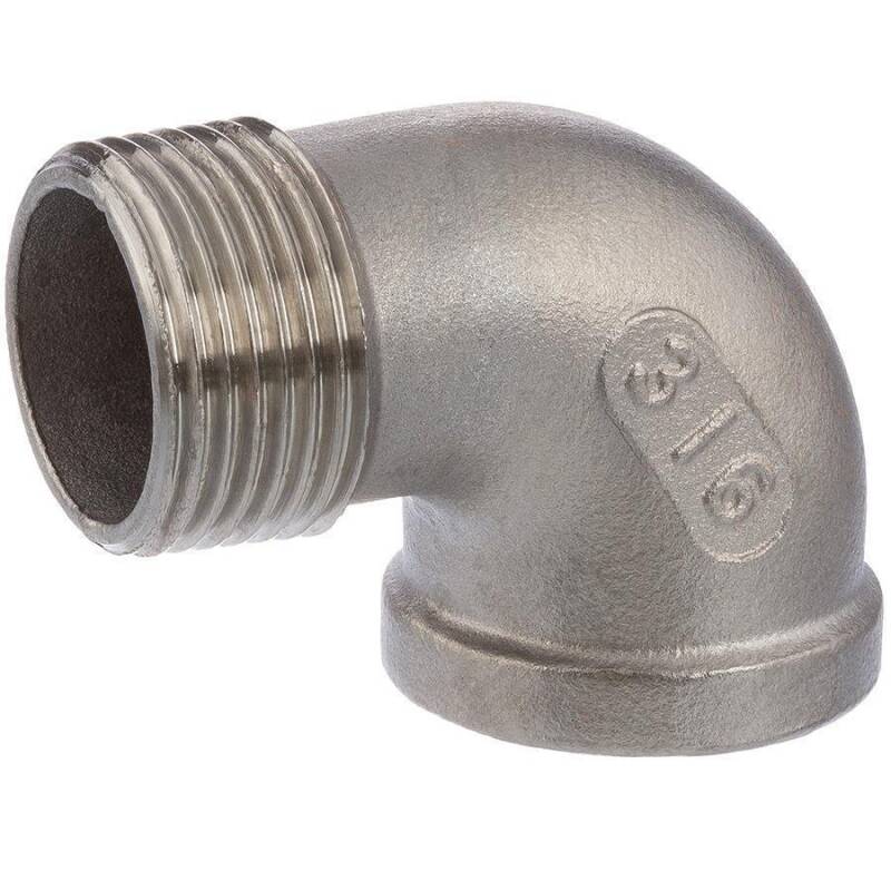 A4 ss male/female threaded elbow 90