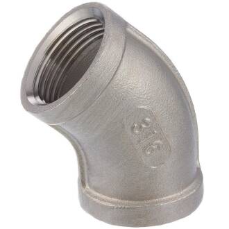 A4 ss female threaded elbow 45°