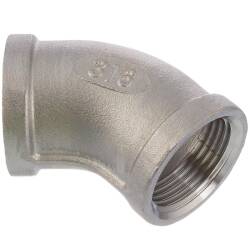 A4 ss female threaded elbow 45&deg;