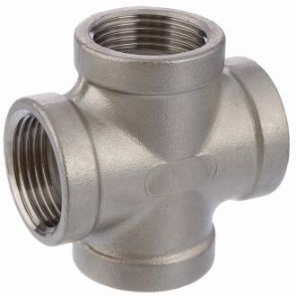 A4 ss female threaded cross 1/2"