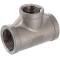 Edelstahl V4A T-Stück reduziert 3fach Innengewinde 3/4" x 3/8"