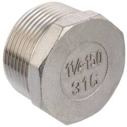 A4 ss male threaded hexagonal end cap