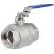 A4 ss female threaded two-piece ball valve 3/4"