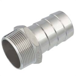 A4 ss male threaded hose tail