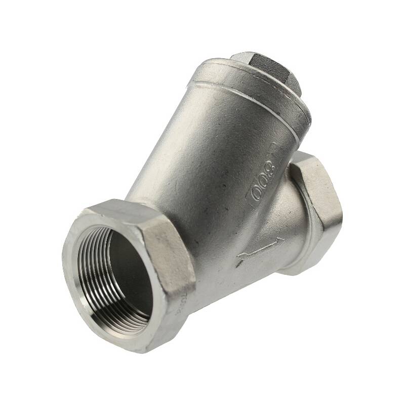 Filtro a Y filetto femmina, acciaio inox AISI 316