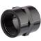 U-PVC black adapter solvent socket x female thread