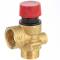 Brass male/female threaded membrane safety valve