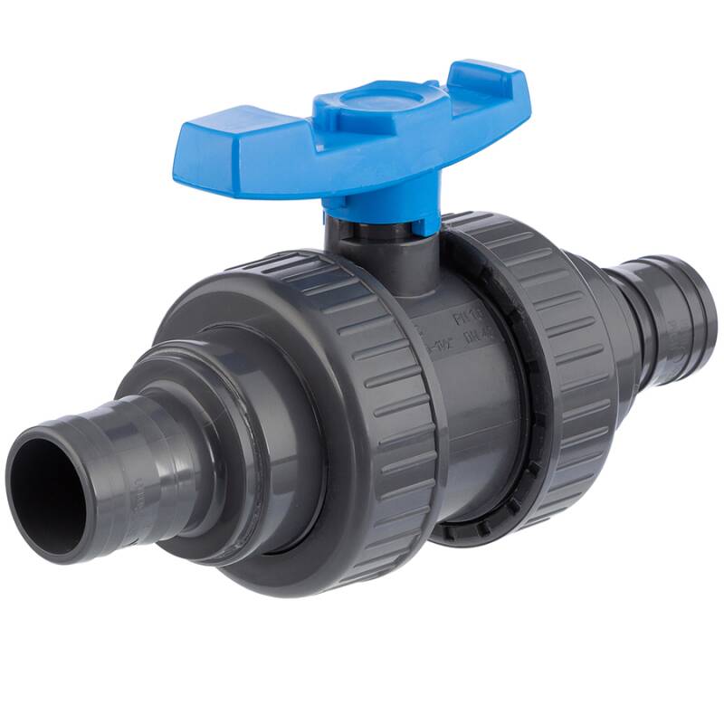 PVC-U Kugelhahn 2fach Schlauchtlle